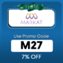 Markat Promo Code KSA ( M27 ) Enjoy Up To 50 % OFF