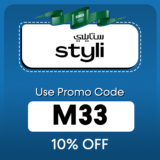 Styli coupon code KSA ( M33 ) Enjoy Up To 70 % OFF